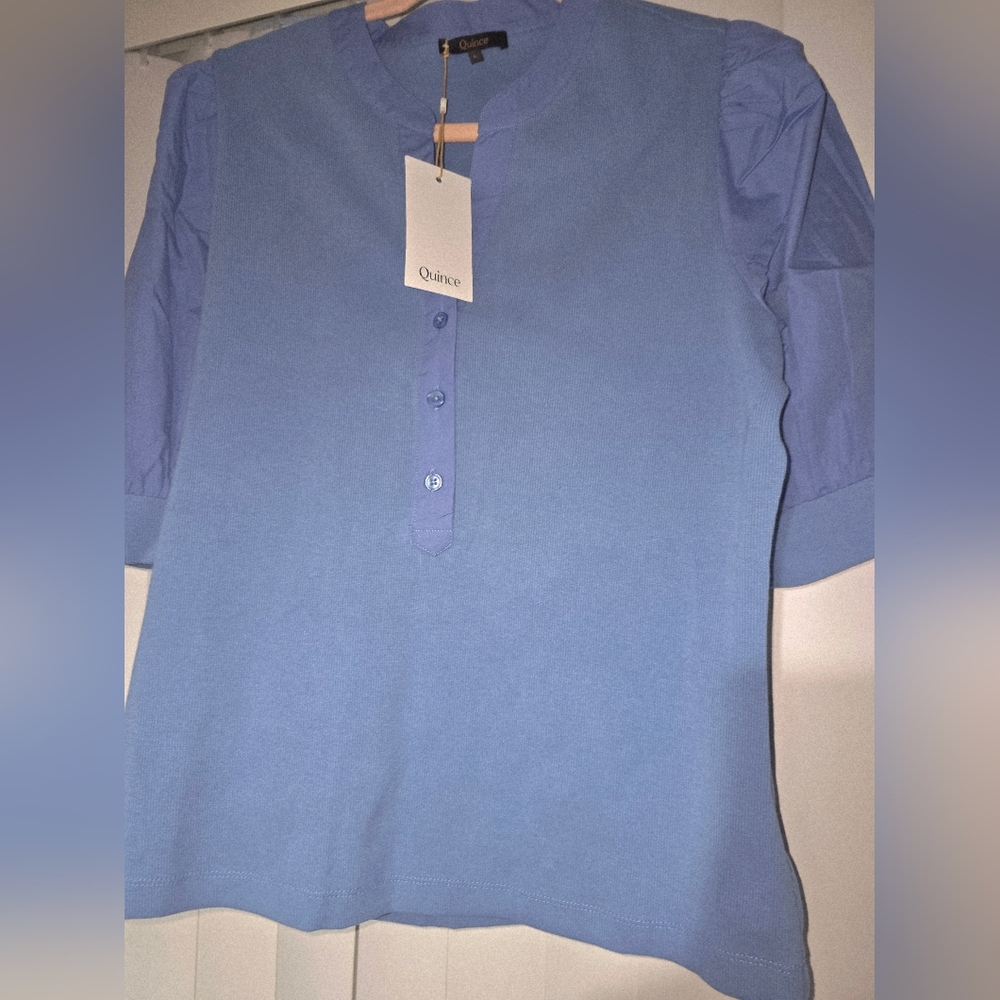 Quince Women's Mixed Media Blouse